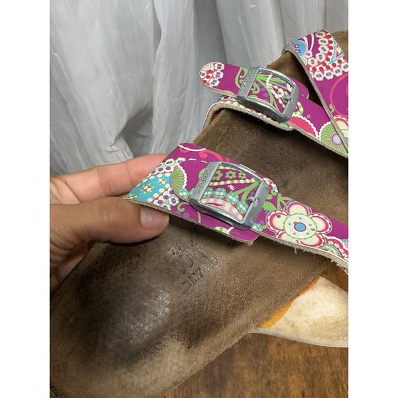 Birkenstock Birkis Franca Birko Flor Paisley Multi Strappy Sandals Size 40 US 9 - Picture 10 of 13